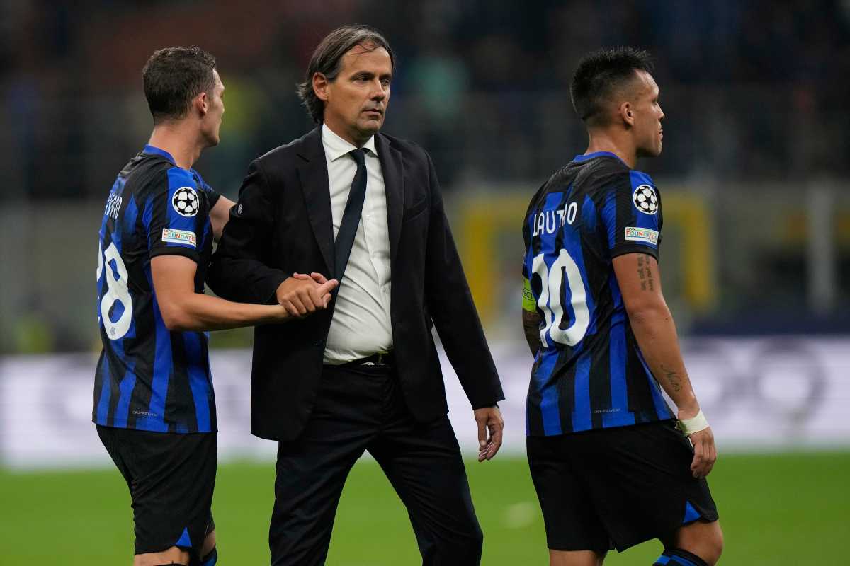Inzaghi saluta i suoi uomini