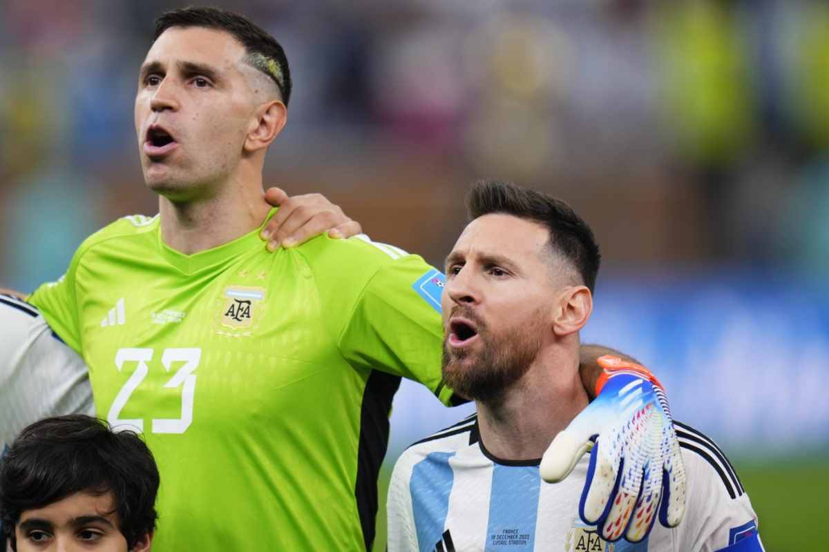 Martinez e Messi ai Mondiali