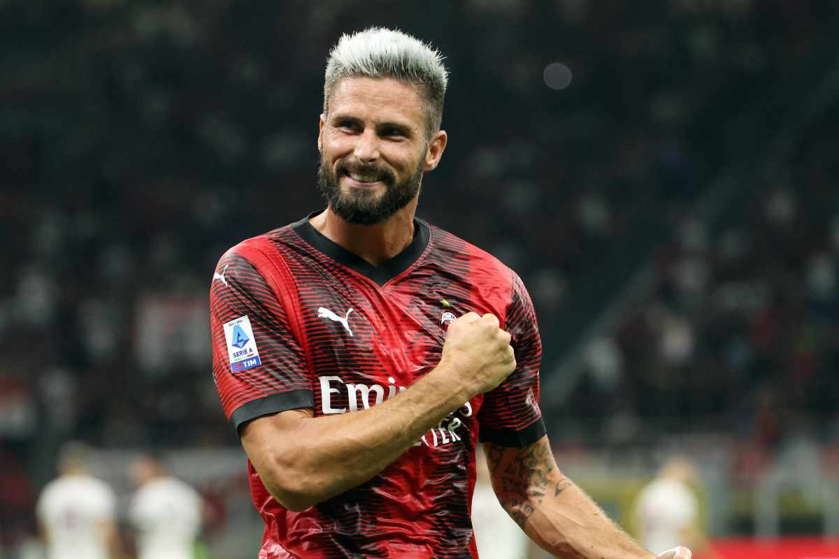 Olivier Giroud, Milan. (ansa-tvplay)