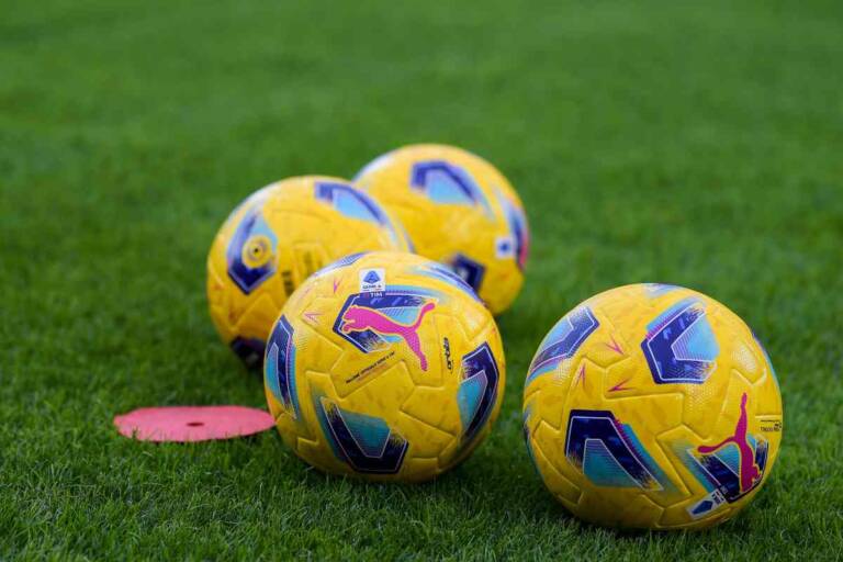 Pallone prima del match