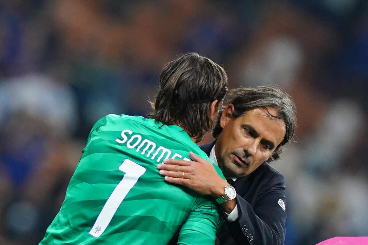 Inzaghi e Sommer si abbracciano