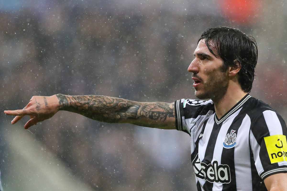 Tonali durante una gara