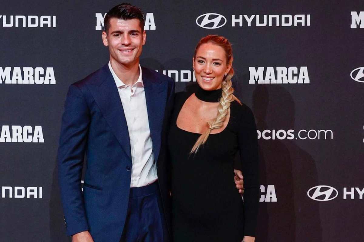 Alvaro Morata Alice Campello