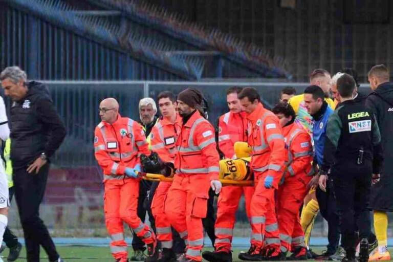 Infortunio di un giocatore