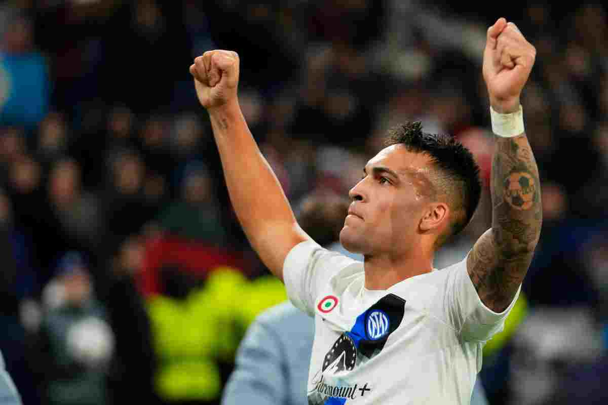 Lautaro in gol contro il Salisburgo