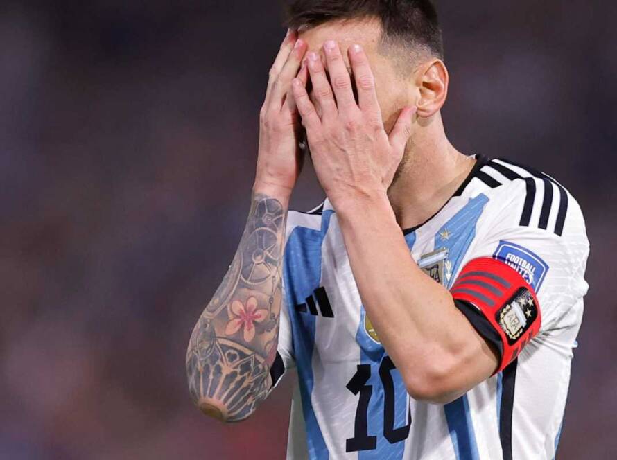 Lionel Messi rissa Argentina-Uruguay