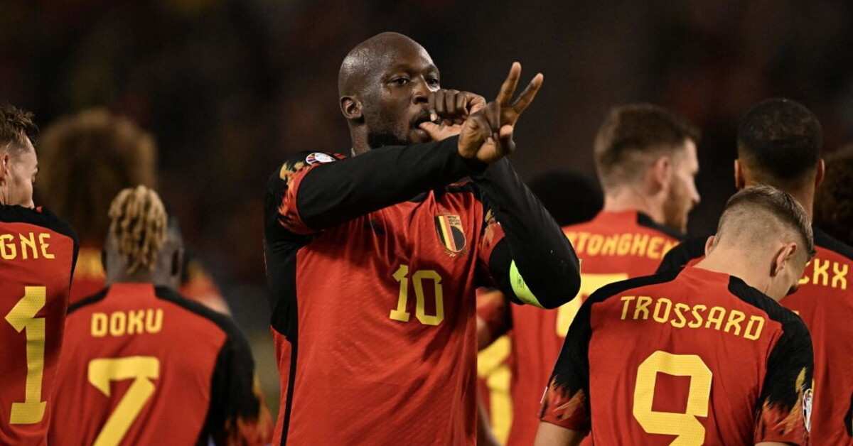 Lukaku e l'inno