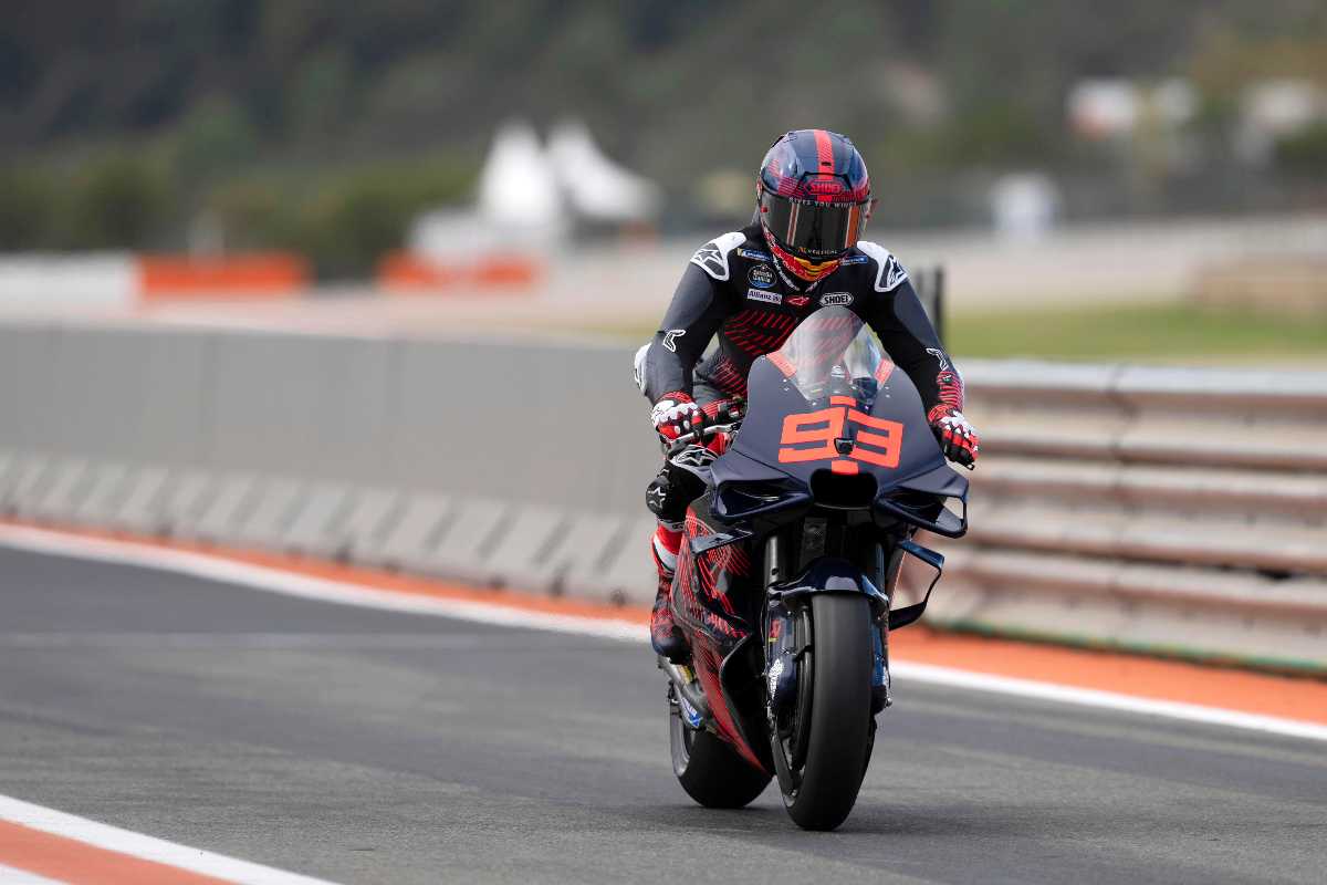 Marc Marquez saluta Ducati