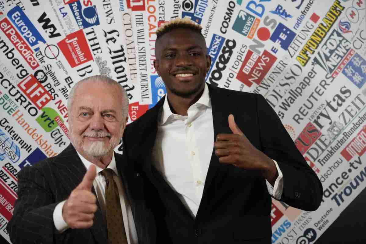 Napoli, De Laurentiis si sbilancia sul rinnovo di Osimhen