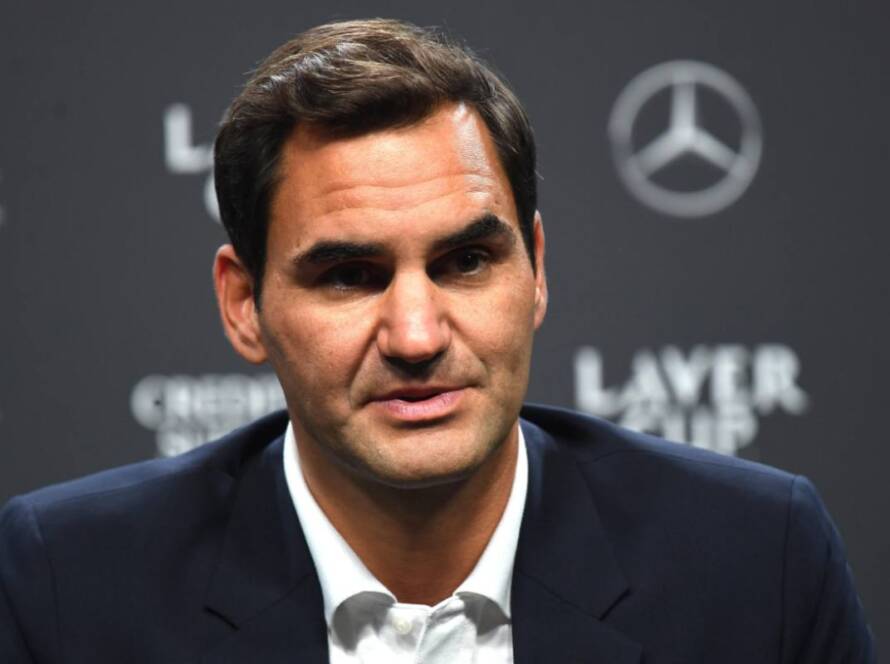 Roger Federer distrutto