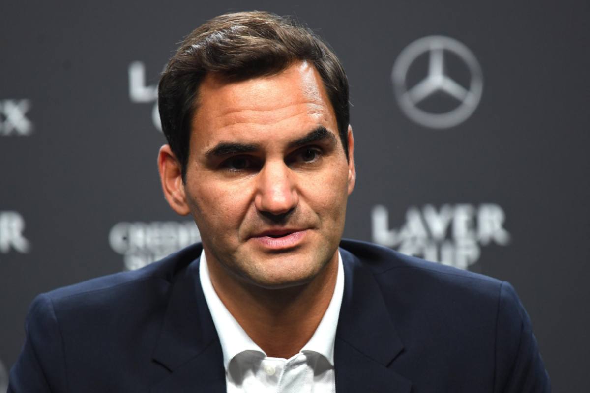 Roger Federer distrutto