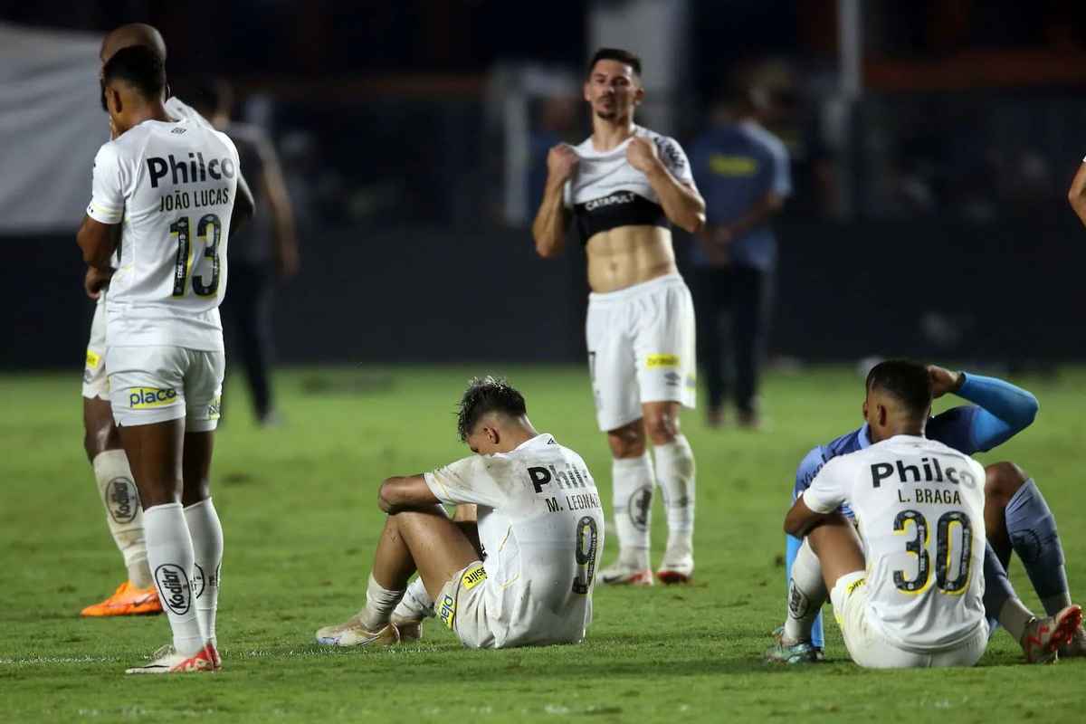 Santos retrocesso