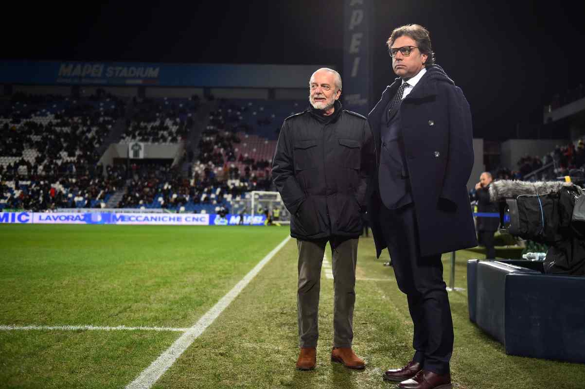 De Laurentiis con Giuntoli