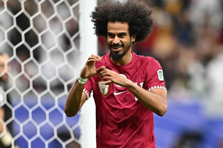 Akram Afif esultanza