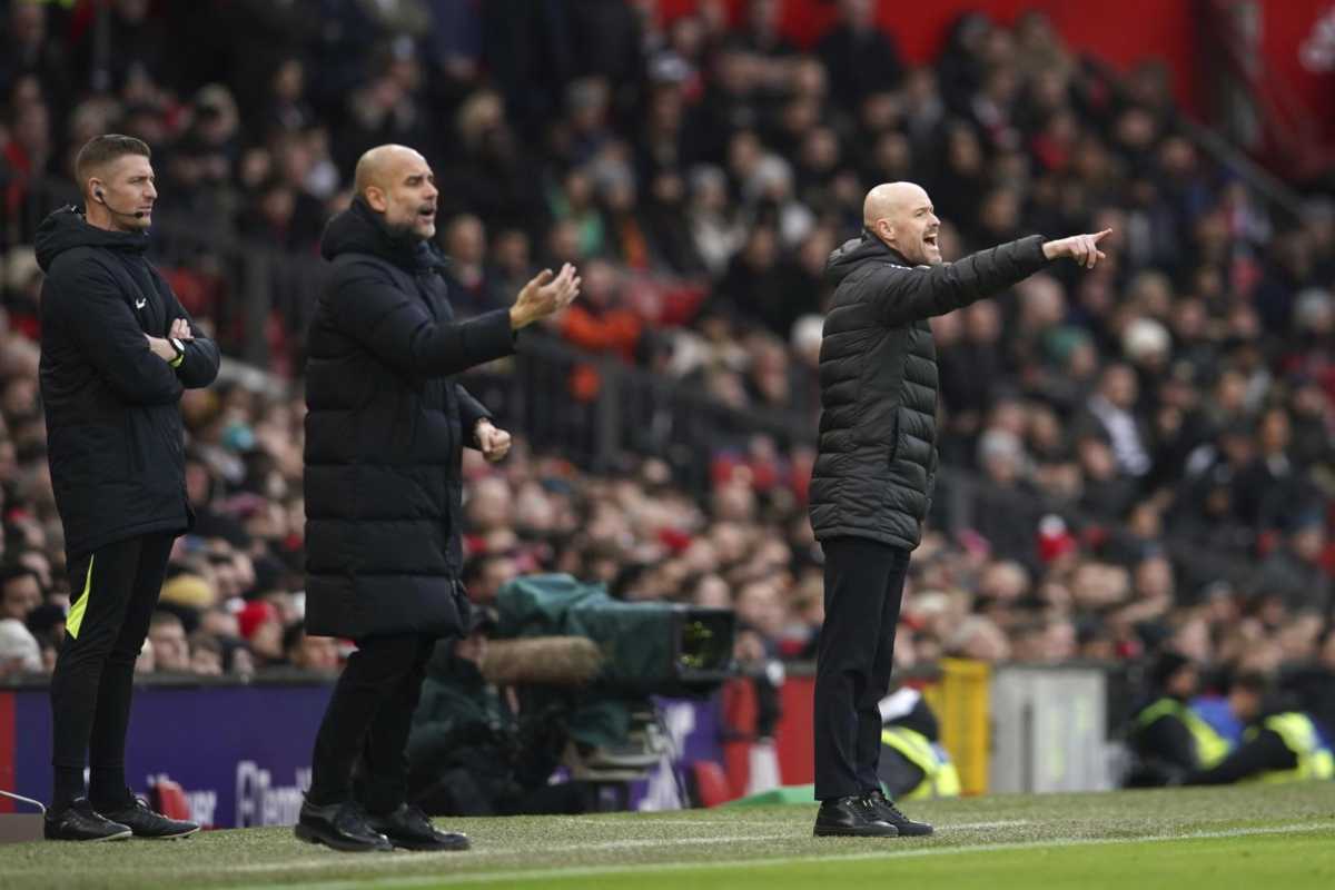 Guardiola e Ten Hag sono in allarme