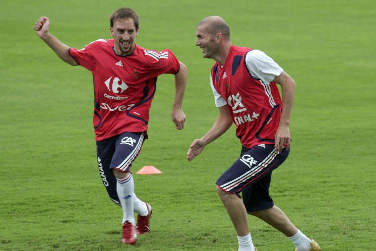 Ribery e Zidane