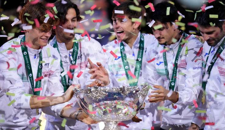 La vittoria dell'Italia in Coppa Davis