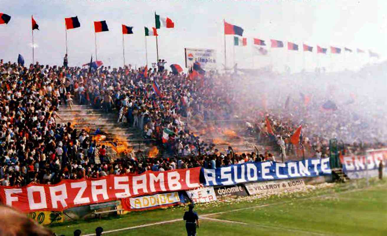 dramma allo stadio Ballarin