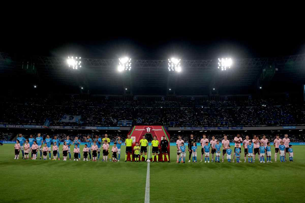 tensione tra le due tifoserie di Napoli e Palermo