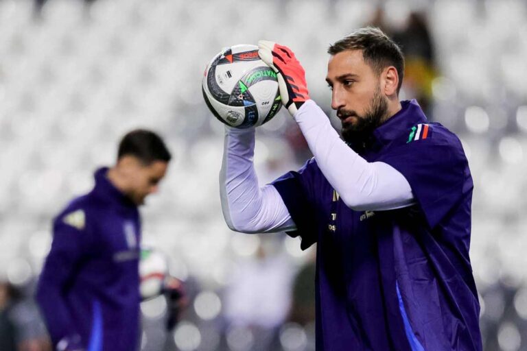 Donnarumma con la Nazionale
