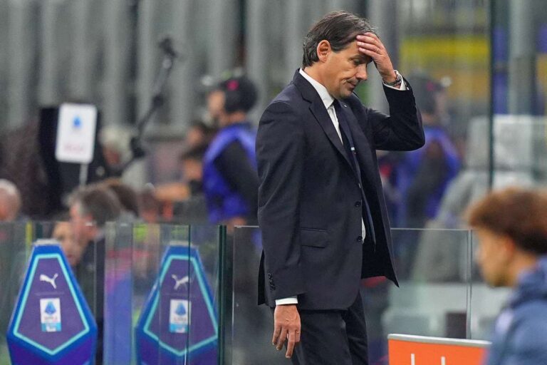 Simone Inzaghi preoccupato