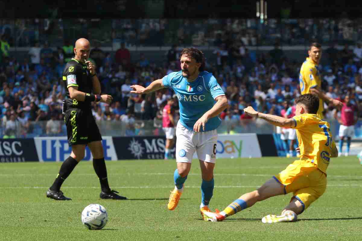 Mario Rui con la maglia del Napoli