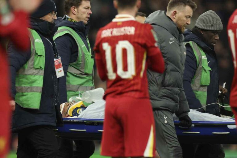 Bentancur in barella