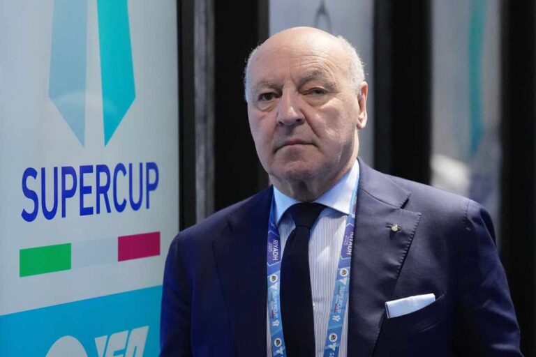 Marotta con l&#039;espressione seria
