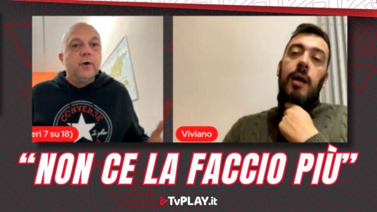 Viviano litiga con Camelio in diretta