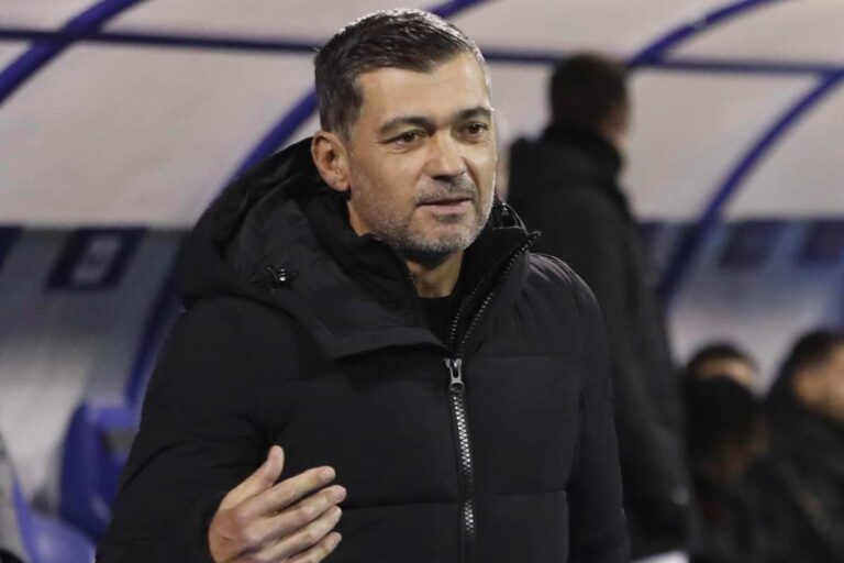 Sergio Conceiçao sulla panchina del Milan