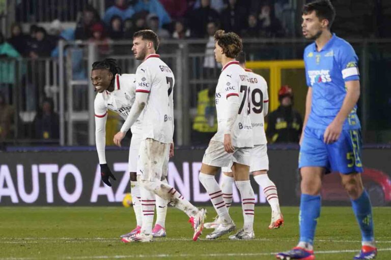 Esultanza Empoli-Milan