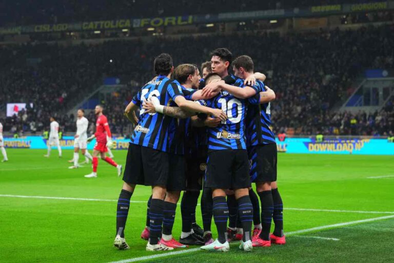 Esultanza Inter Fiorentina