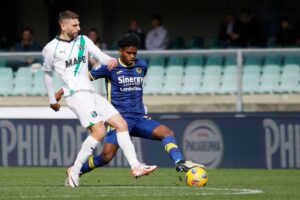 Berardi con la maglia del Sassuolo