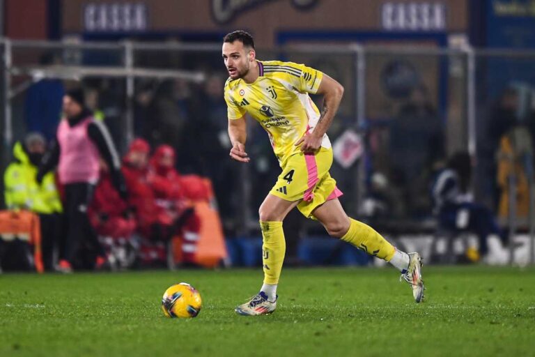 Gatti in maglia Juve in campo