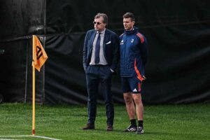 Giuntoli insieme a Motta