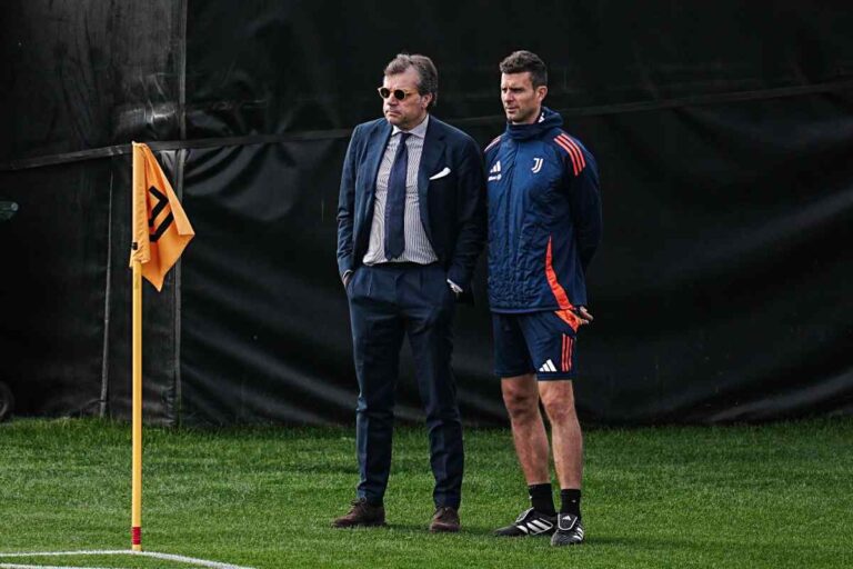 Giuntoli insieme a Motta