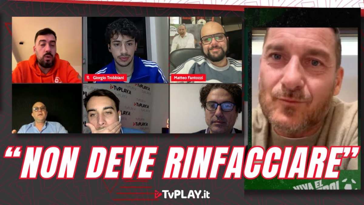 Il commento sulle parole di Totti