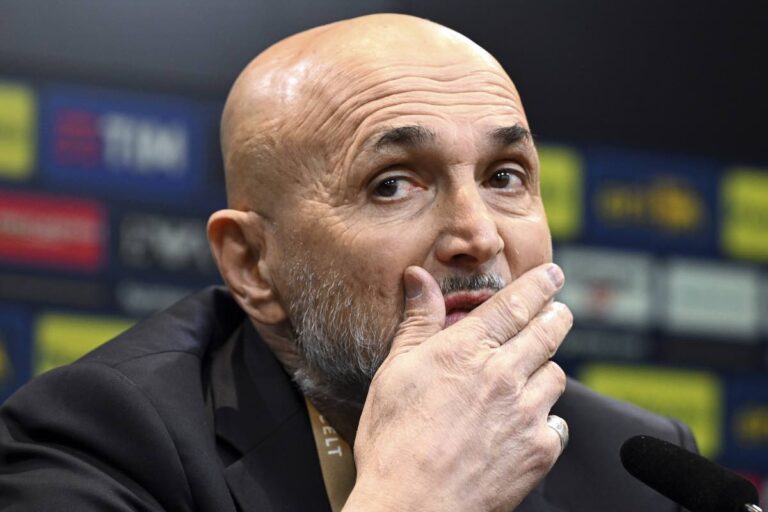 Spalletti preoccupato in conferenza stampa