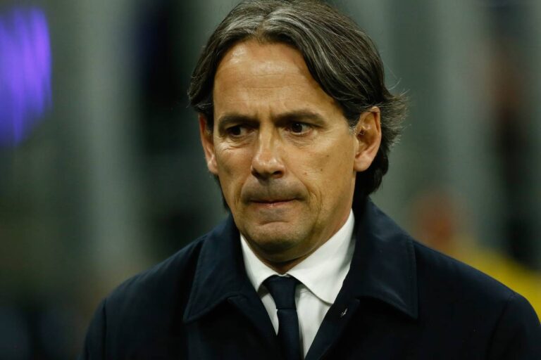 Simone Inzaghi pensieroso