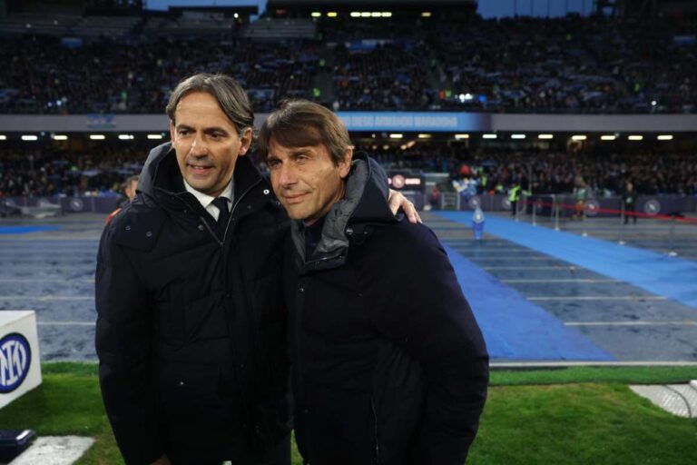 Simone Inzaghi e Antonio Conte