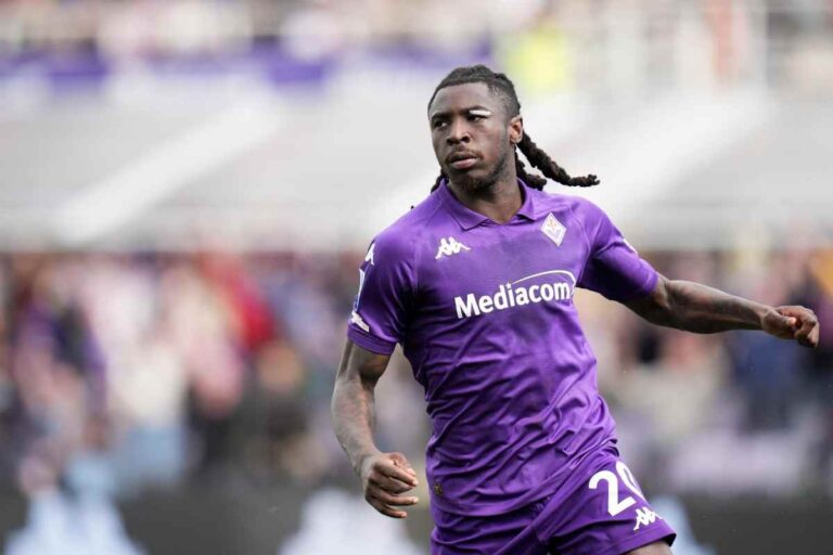 Kean Fiorentina esultanza