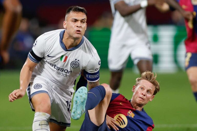 Lautaro Martinez in campo