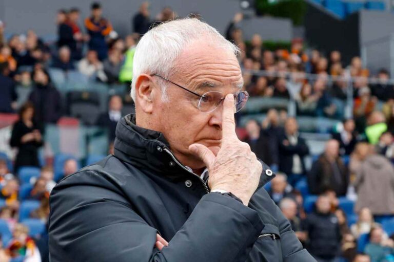 Ranieri preoccupato a bordo campo