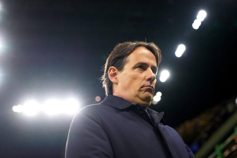 Inzaghi stranito in campo
