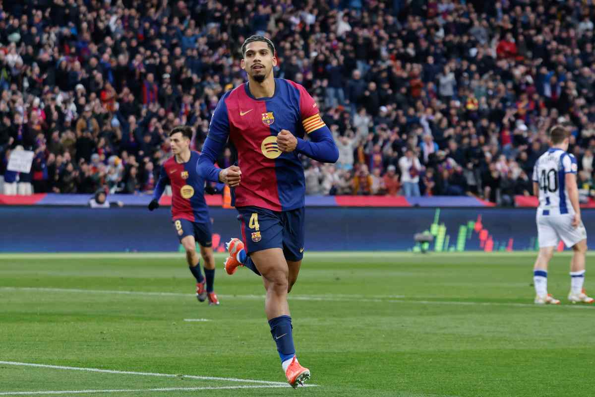 Ronald Araujo in campo