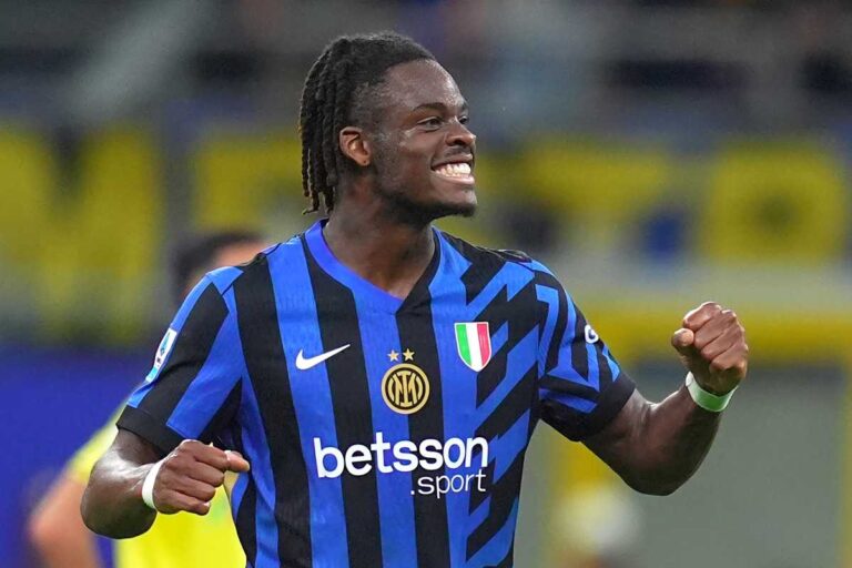 Bisseck in maglia Inter