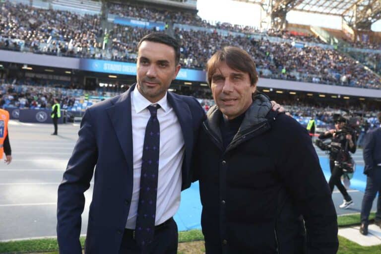 Conte con Palladino al Maradona