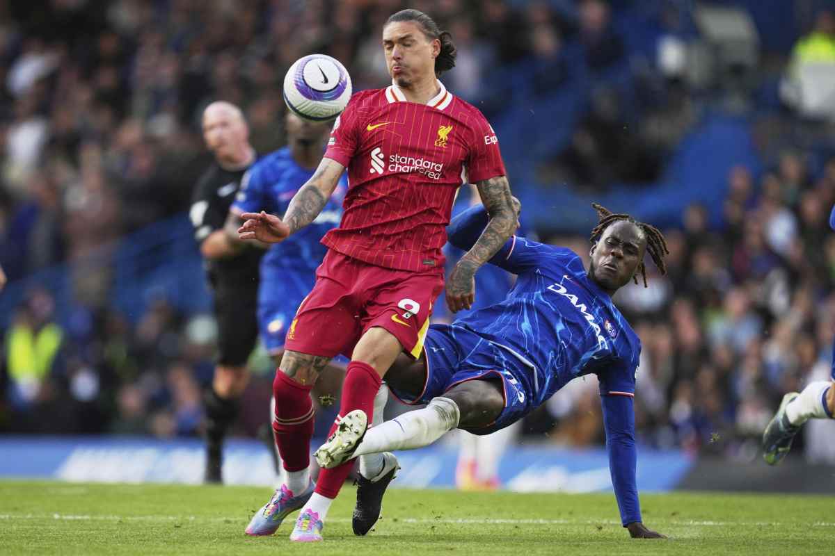 Darwin Nunez col Liverpool