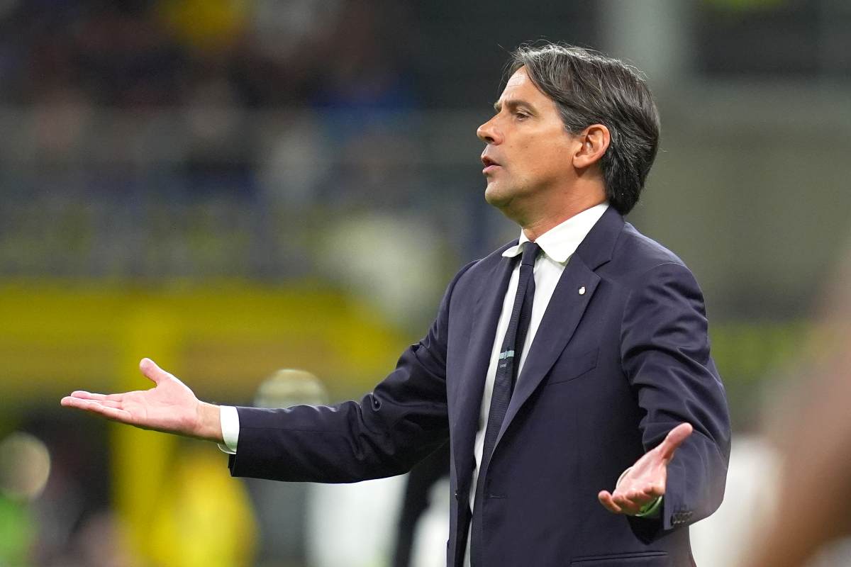 Simone Inzaghi deluso