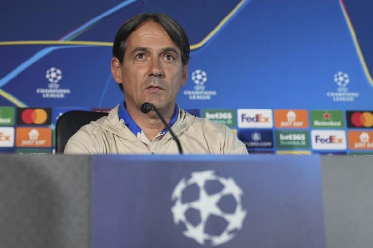 Simone Inzaghi perplesso